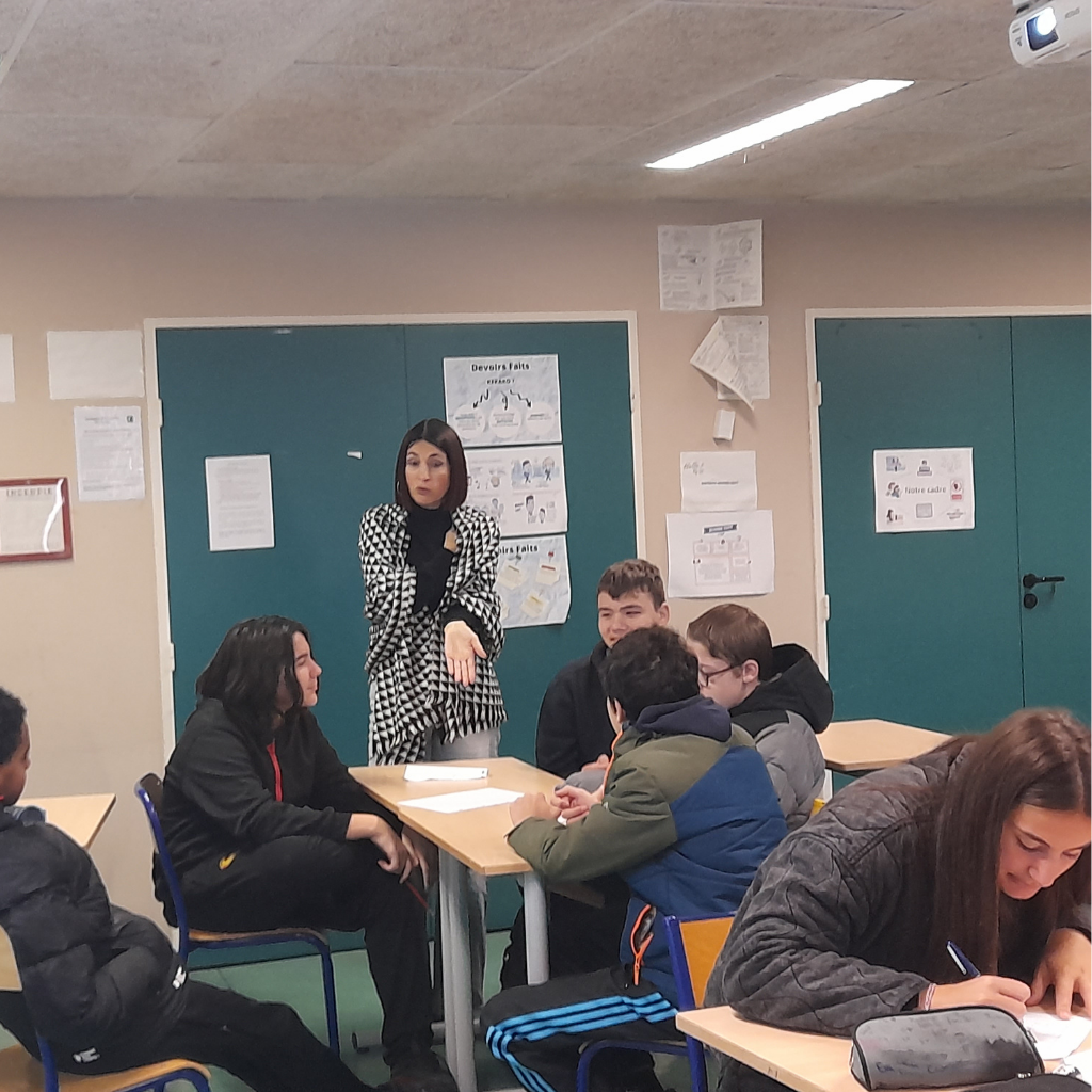 Collégiens en atelier découverte des métiers – programme Discovery FACE Sud Provence Bouches-du-Rhône