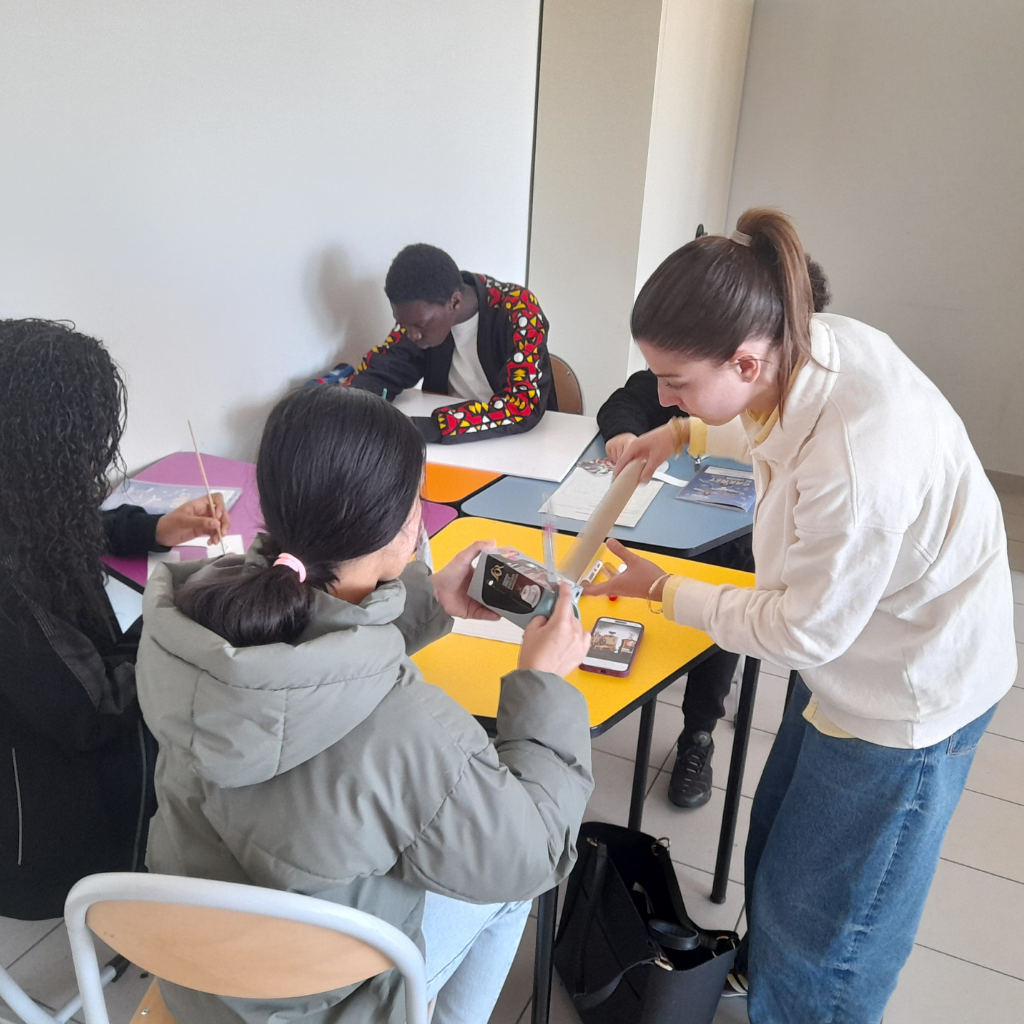 Collégiens en atelier découverte des métiers – programme Discovery FACE Sud Provence Bouches-du-Rhône